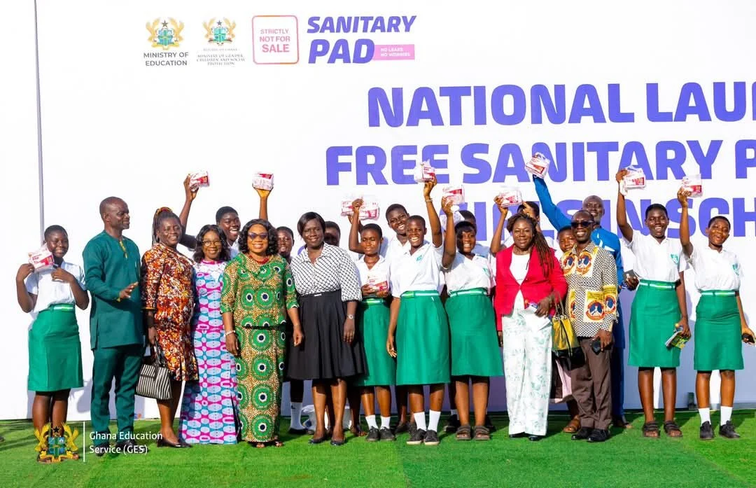 President Mahama Launched Free Sanitary Pad1